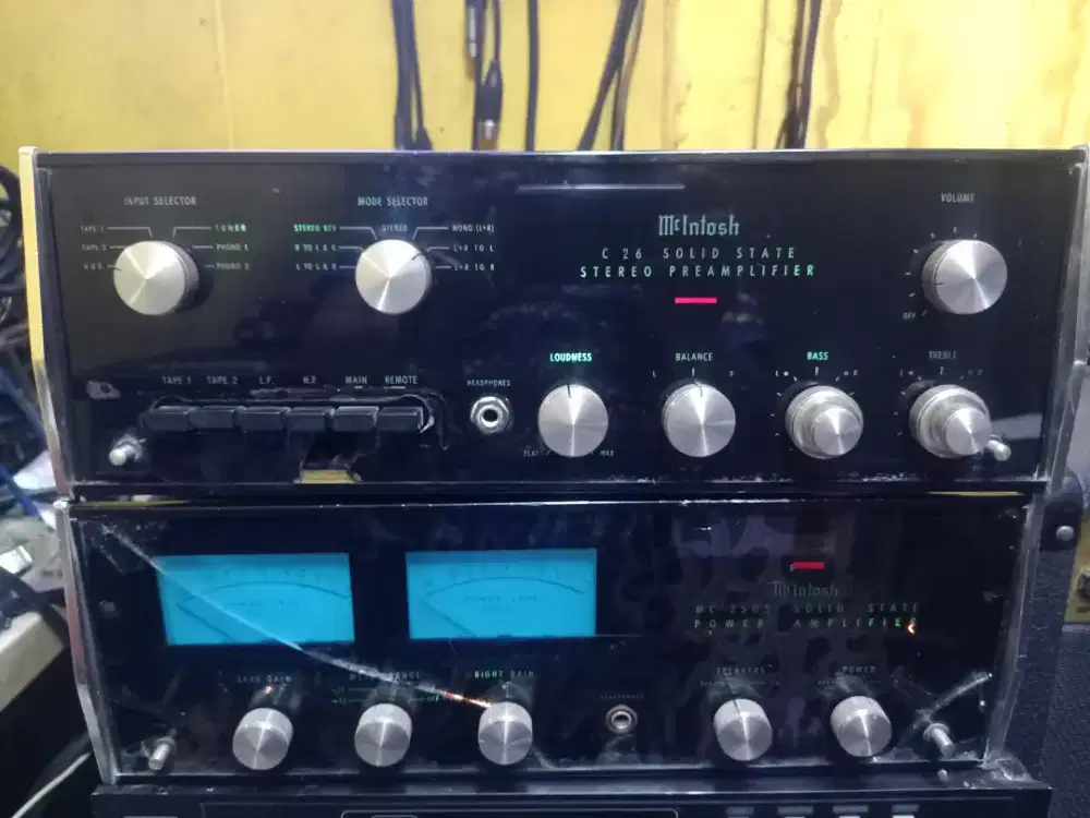 POWER PREAM MCINTOSH MC2505 & C26