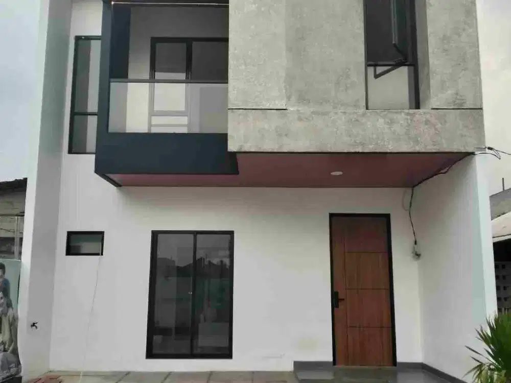 Rumah 2 lantai dalam cluster hrga paling murah DP 0 all in