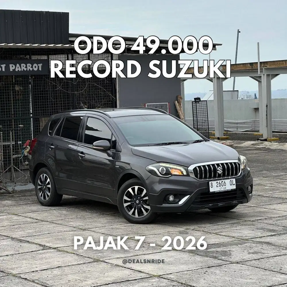 KM 49.000 ANTIKK ! PAJAK 7/2026 SUZUKI SX4 SCROSS AT 2018 SIAP PAKAI