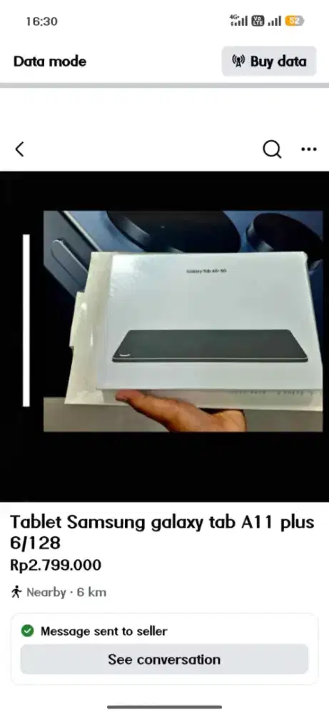 Tablet Samsung galaxy tab A11 plus 6/128