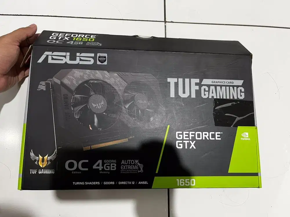 Vga gtx 1650 asus tuf like new