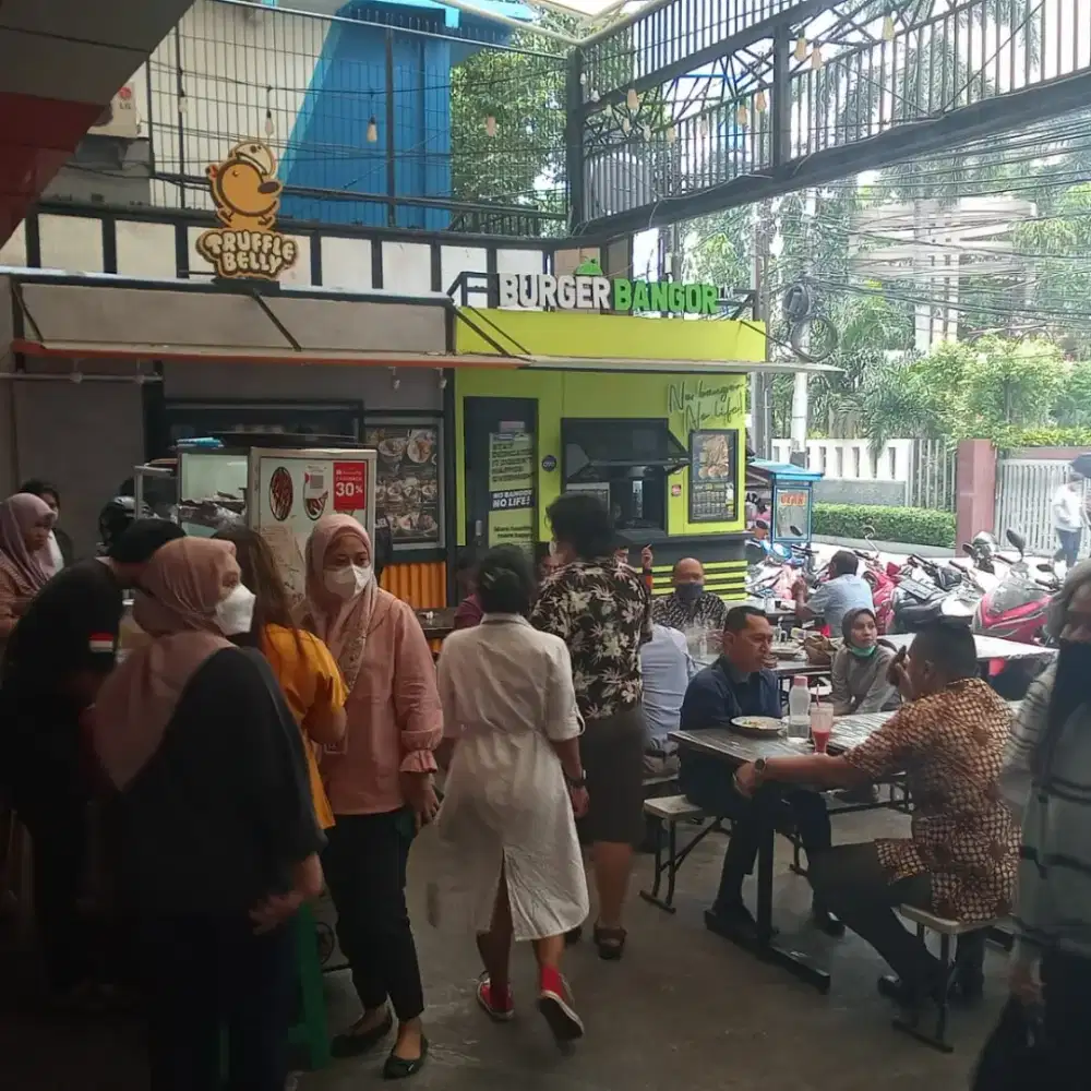 Peluang Usaha Kios Food Court Resto Warung Kantin Bazar Puja Sera RAME