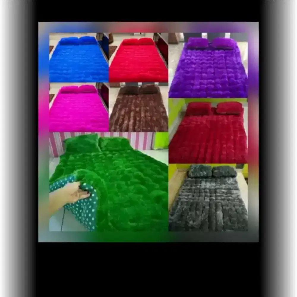 Kasur bulu free 2 bantal