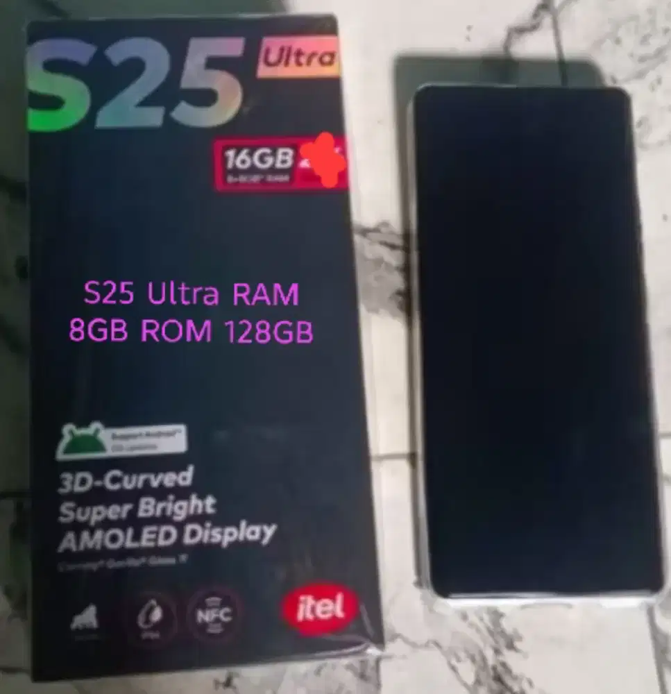 S25 Ultra RAM 8+8GB / 128GB amoled
