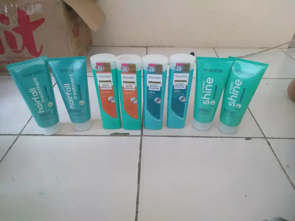 Jual shampoo dan conditinel wardah