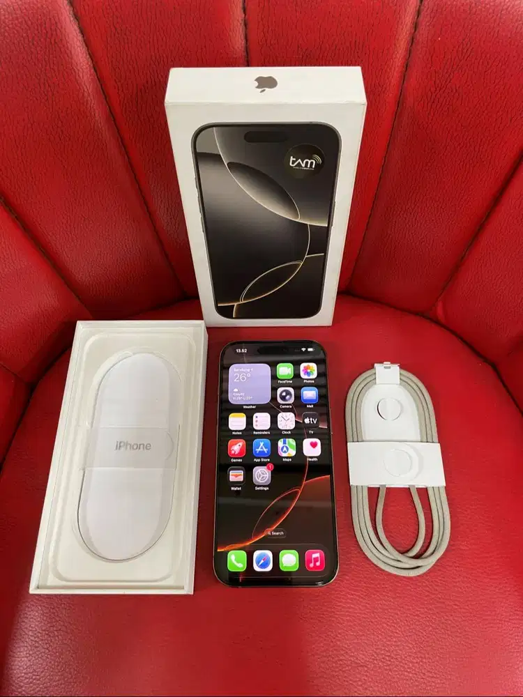 iPhone 16 Pro 128gb Garansi iBox PA/A Aktif Desert Titanium Full Ori