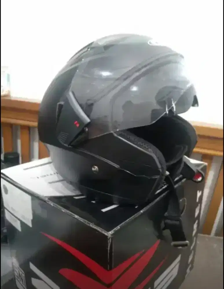 Helm Zeus zs-611 Matte Black Mulus