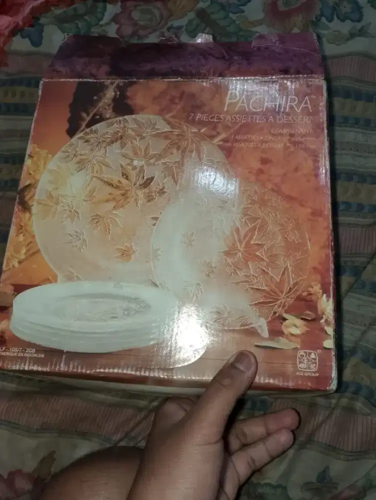 Pachira desert plate set