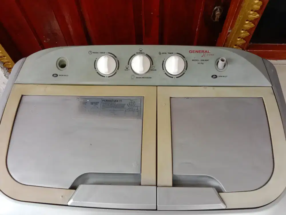 jual mesin cuci general 8kg siap pakai semua normal
