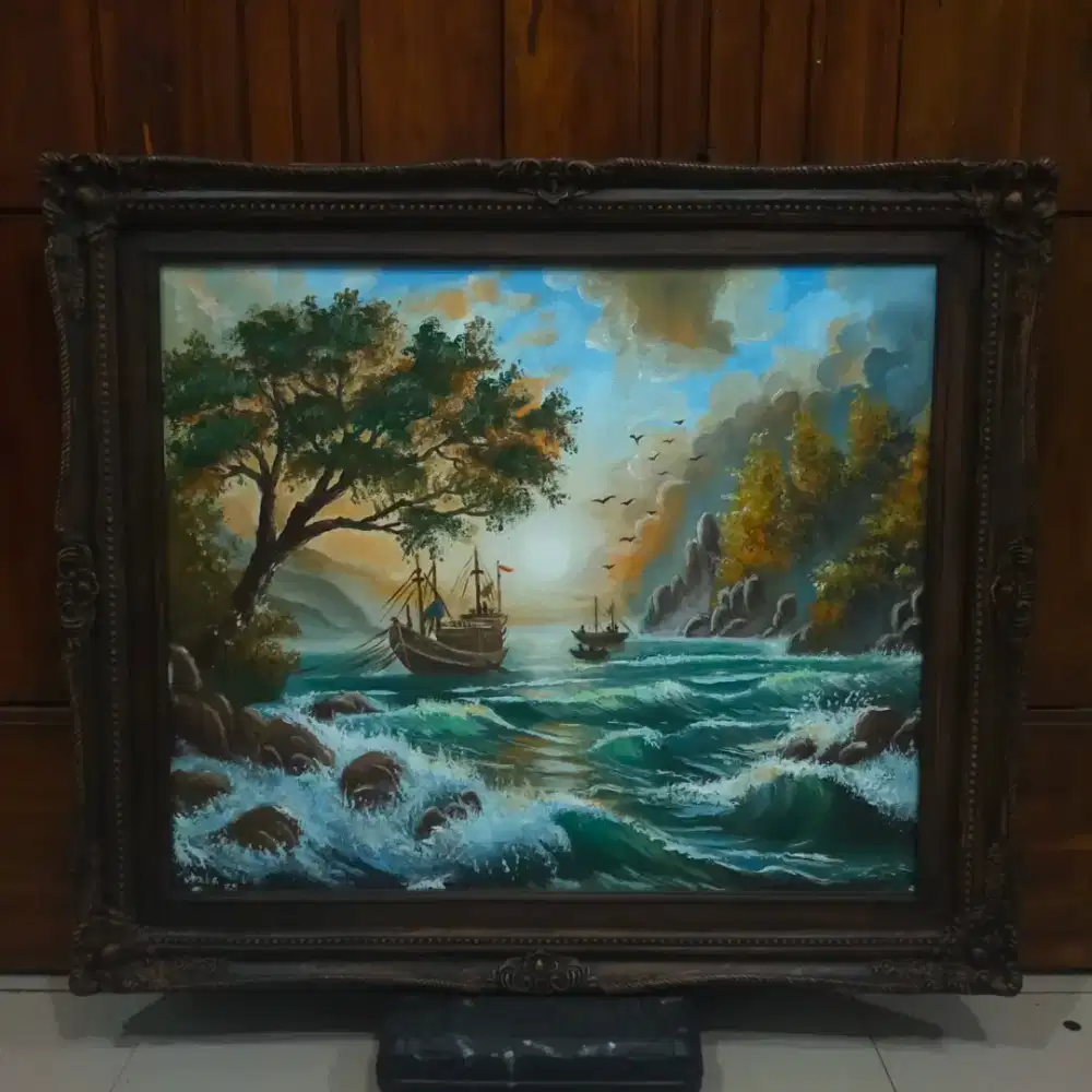 Lukisan pemandangan alam