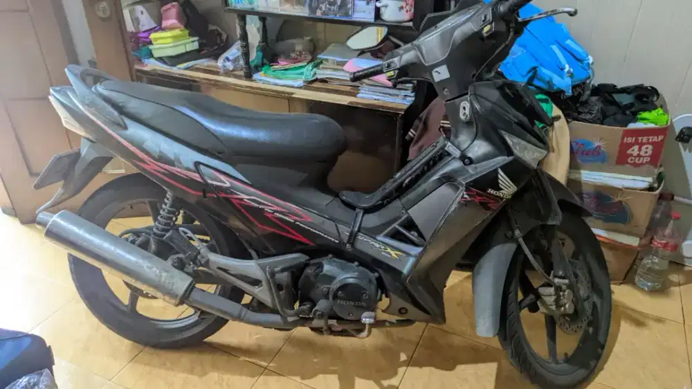 Supra X 2008 Plat L Surabaya Timur