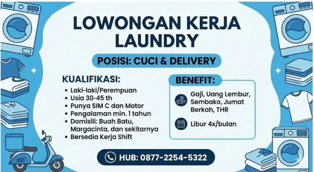 Lowongan Kerja Laundry