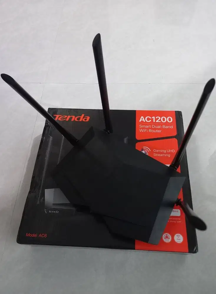 Dijual Router WiFi Tenda AC6 (AC1200) Smart Dual-Band.