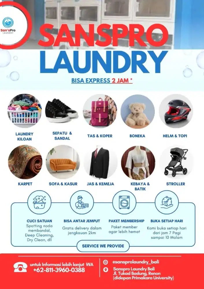 Staff dan kurir laundry