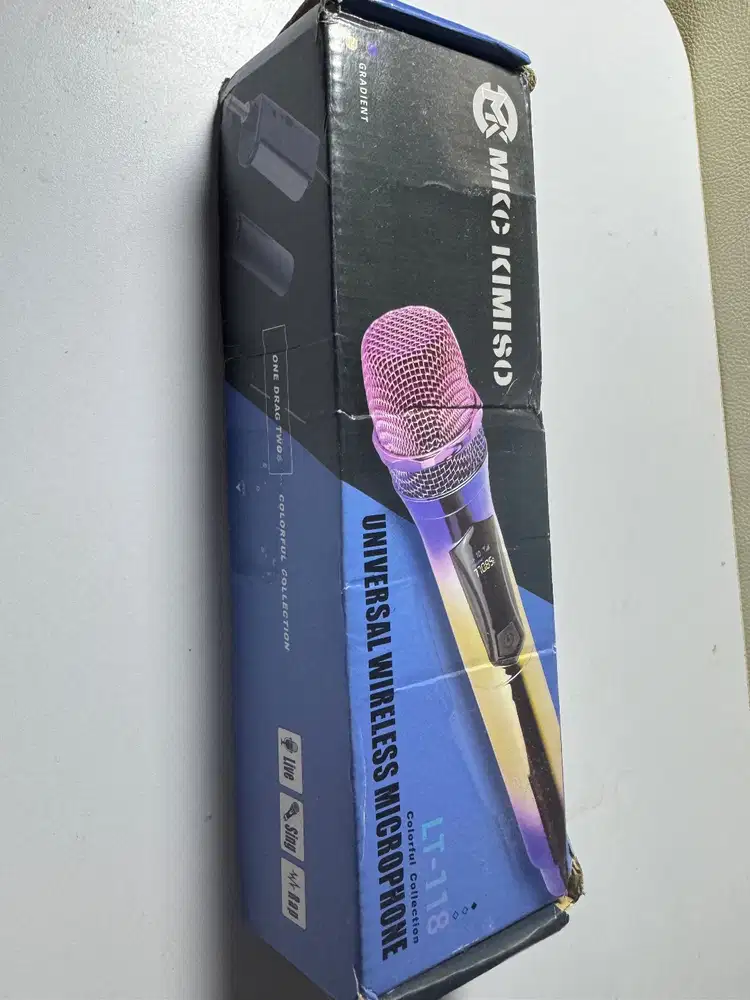 microphone wireless Mic WS LT-118/128  rainbow LT-113/133 with receive