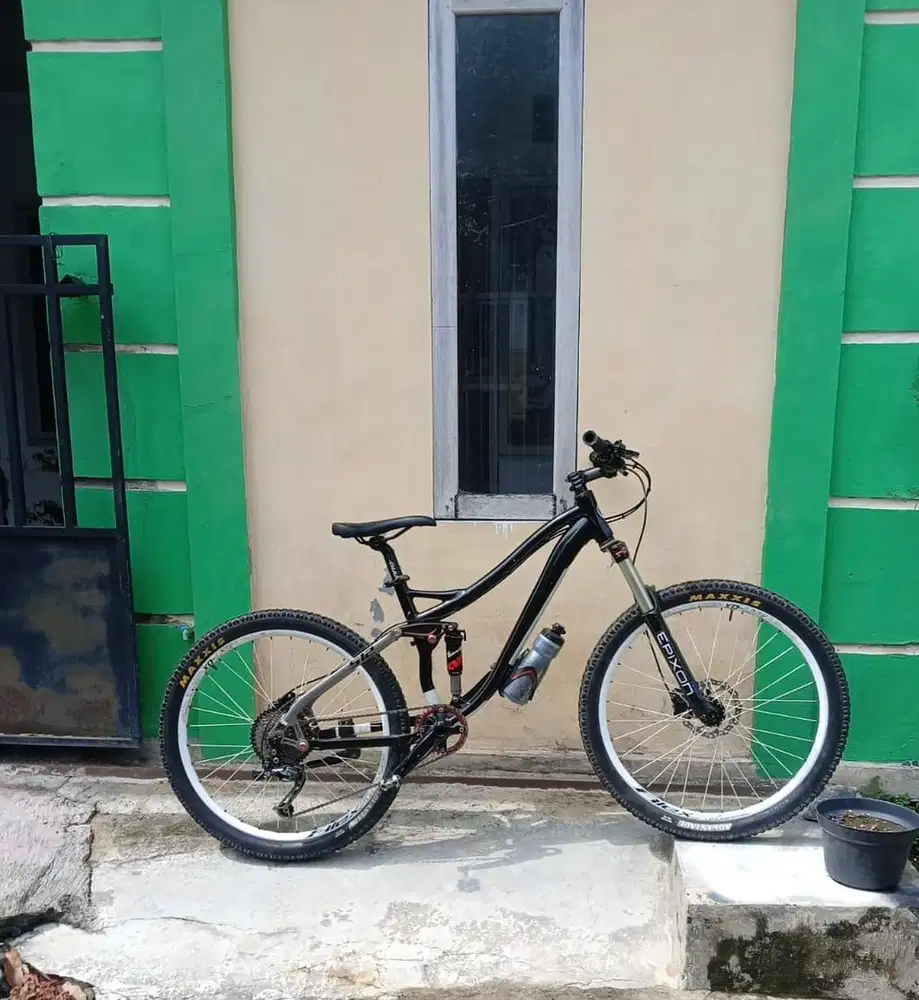 Frame MTB 26 united 512, frame d chat ulang, rear shock habis d servi