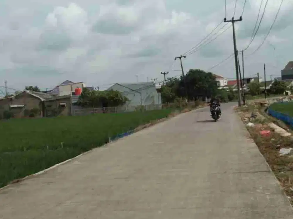 Tanah Datar zona kuning samping perumahan