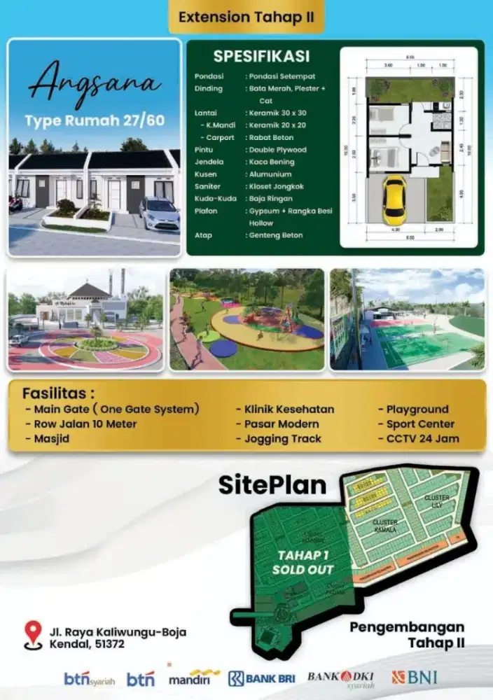 Rumah dijual GRAND TAMAN SARI KALIWUNGU BOJA KENDAL PROMO