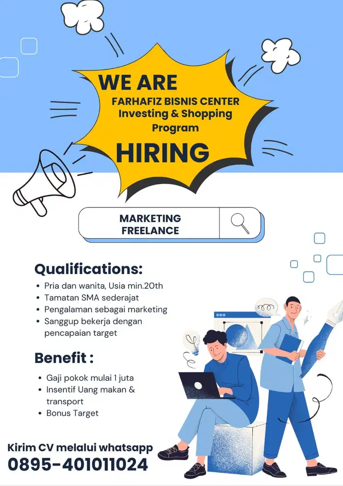 Butuh Cepat Marketing Freelance