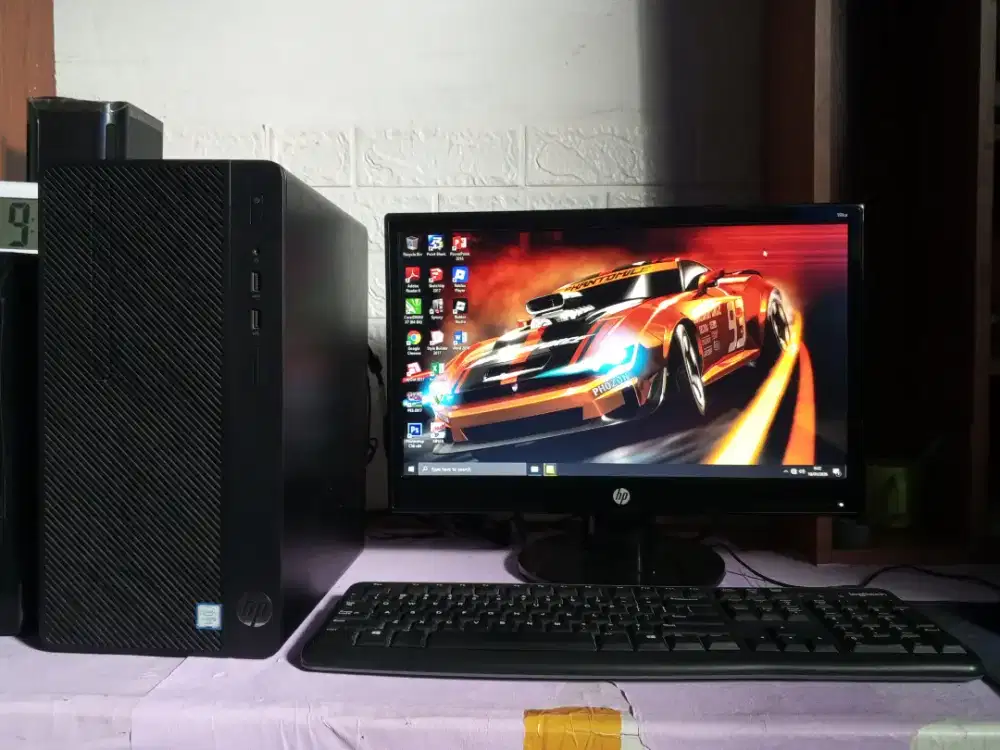 Pc HP intel core i5 gen6 fullset / ram 8gb ddr4 + monitor 19inch