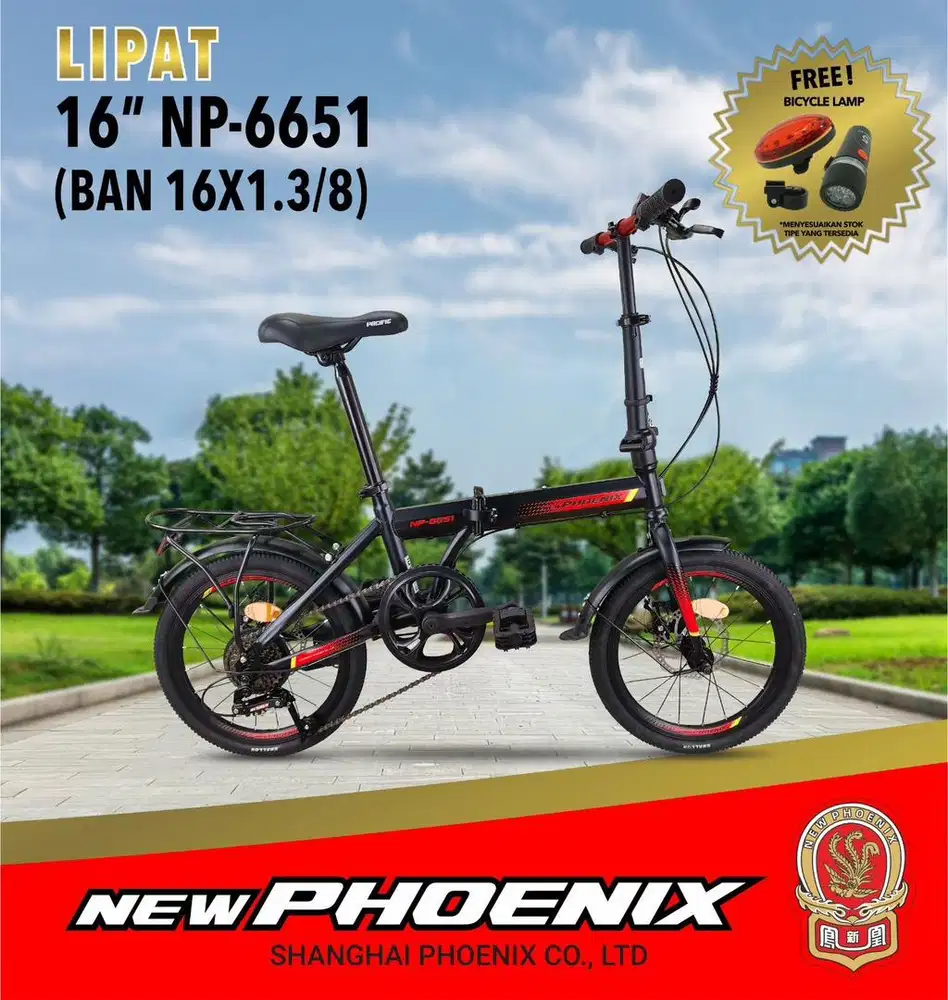 Sepeda Lipat 16Inch Phoenix 6651 Baru