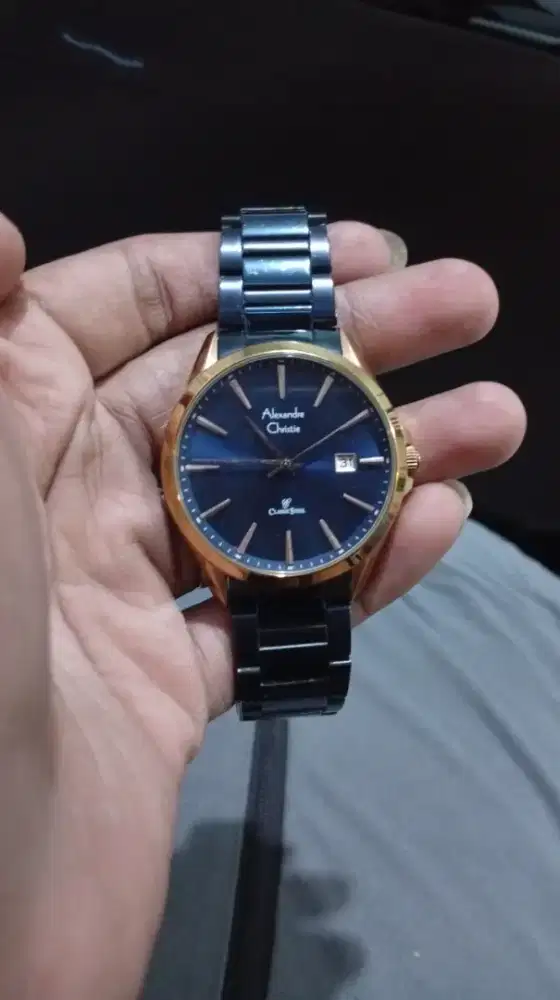 Jual jam tangan Alexandre Christie Pria Cowok Ori