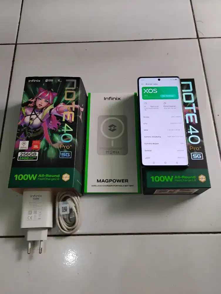 Infiniz Note 40 Pro Plus 5G RAM 12+12/256GB Fullset Mulus No Minus