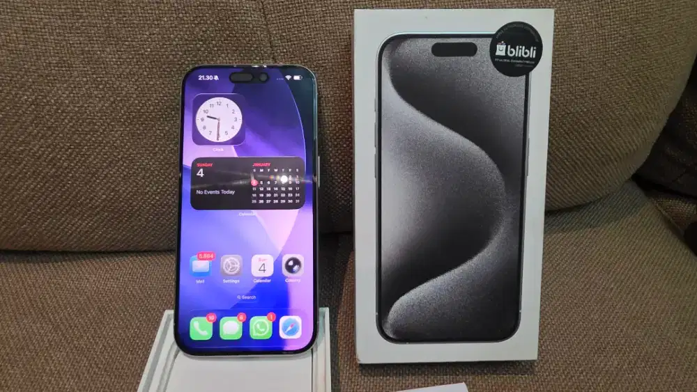 Iphone 15 pro 128 GB ex Blibli GDN