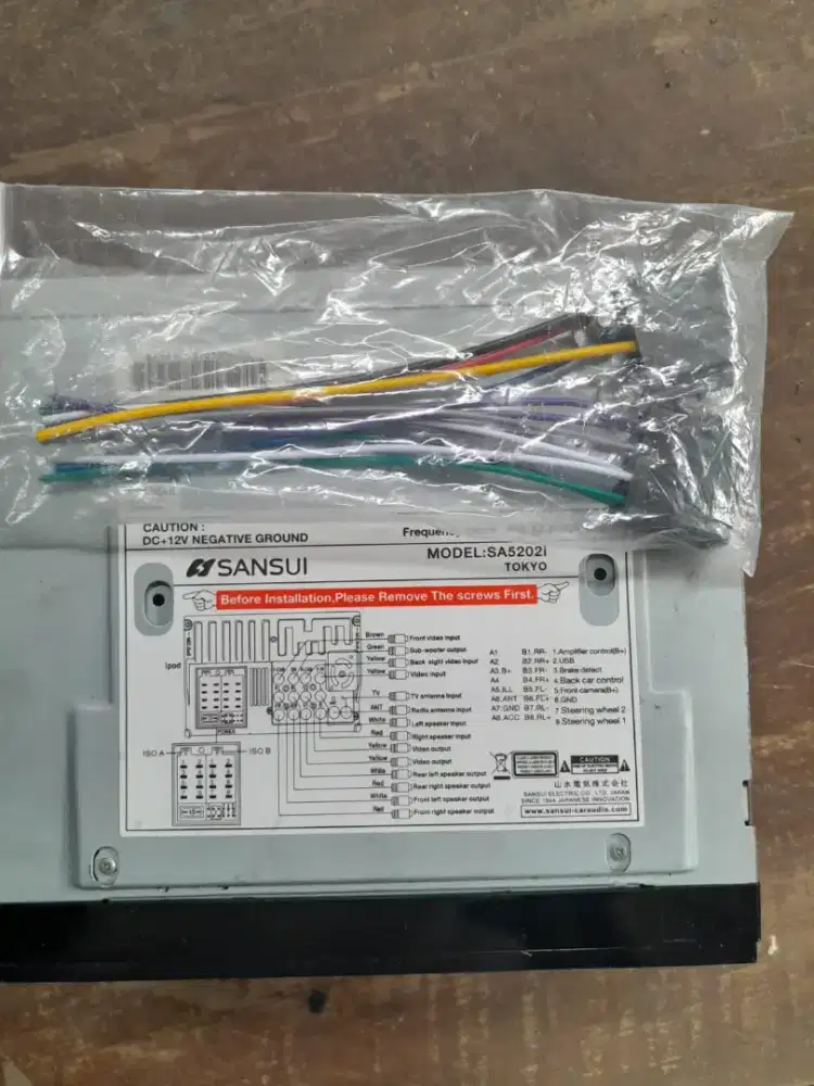 Double din sansui audio mobil