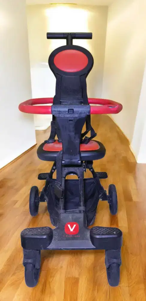 Minus- Stroller V-Baby Q2 (kunci sandaran patah)