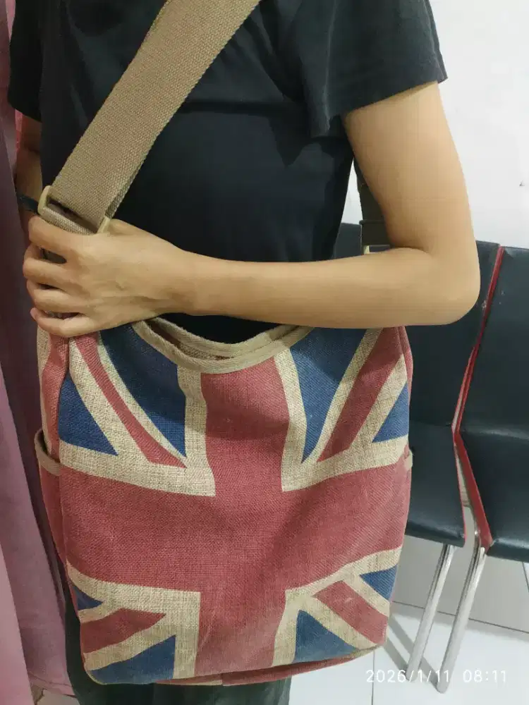 Tas fashion gaul motif bendera Inggris