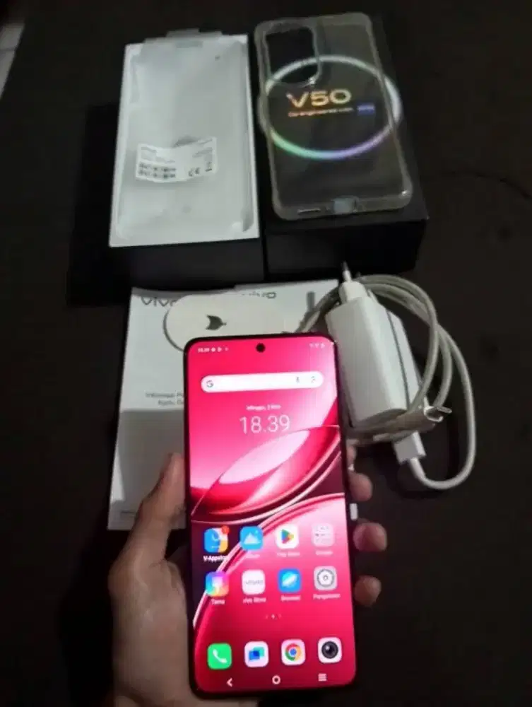 Vivo V50 5G ram 12/256 fullset original