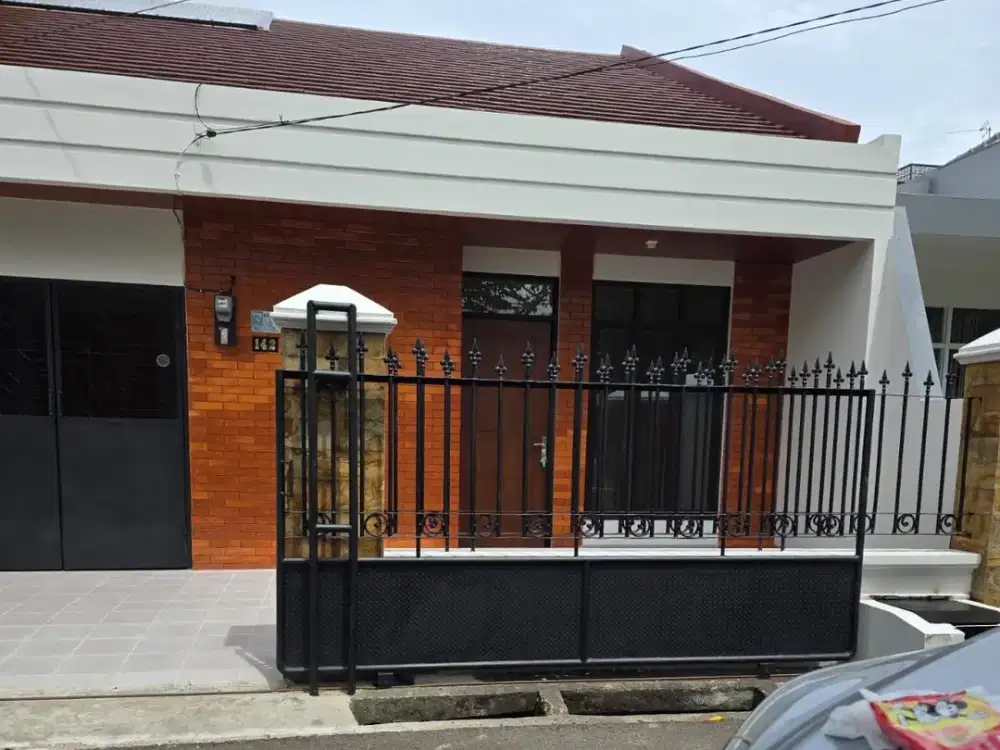 Disewakan cepat, rumah baru siap huni, bisa untuk kantor/usaha, strategis, area Rawamangun Jakarta Timur