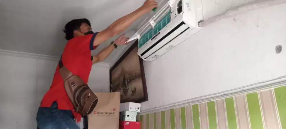 Service AC panggilan dan bongkar pasang AC kulkas mesin cuci