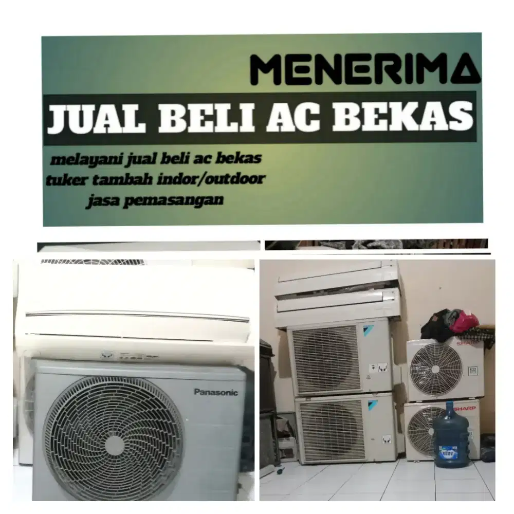 Terima ac bekas rusak