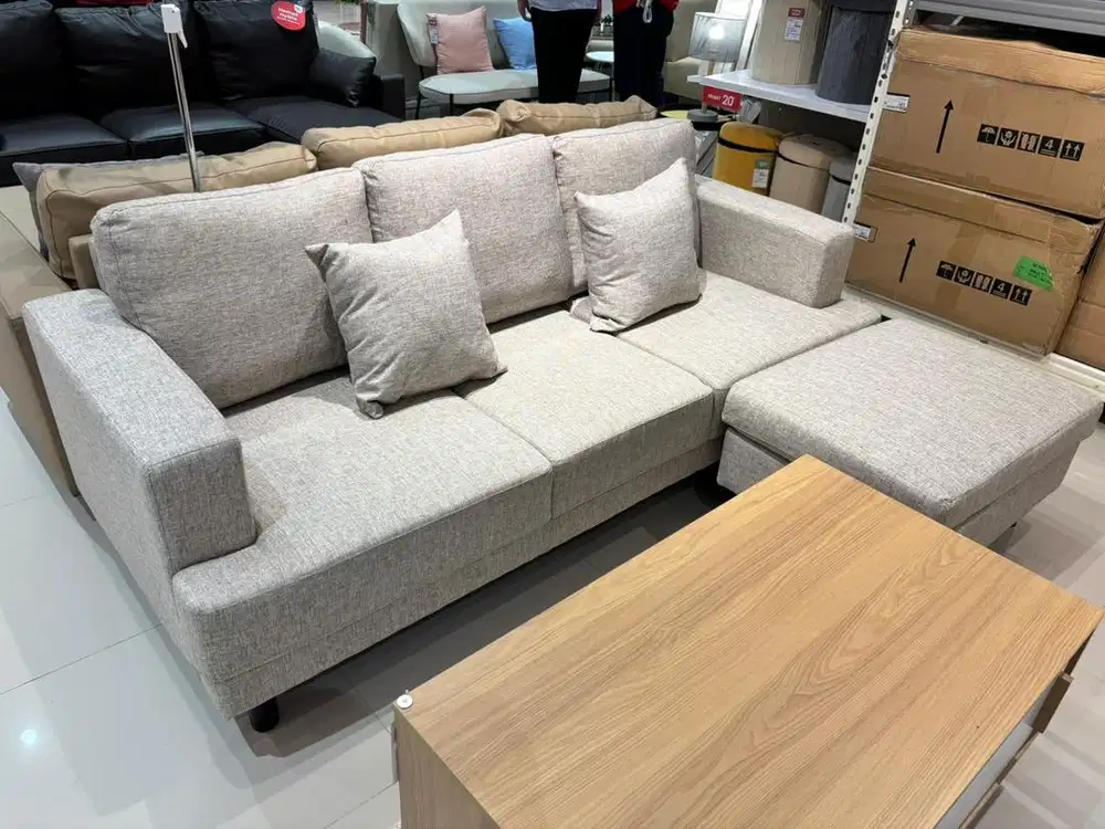 Jual baru selma sofa L glivel free ongkir