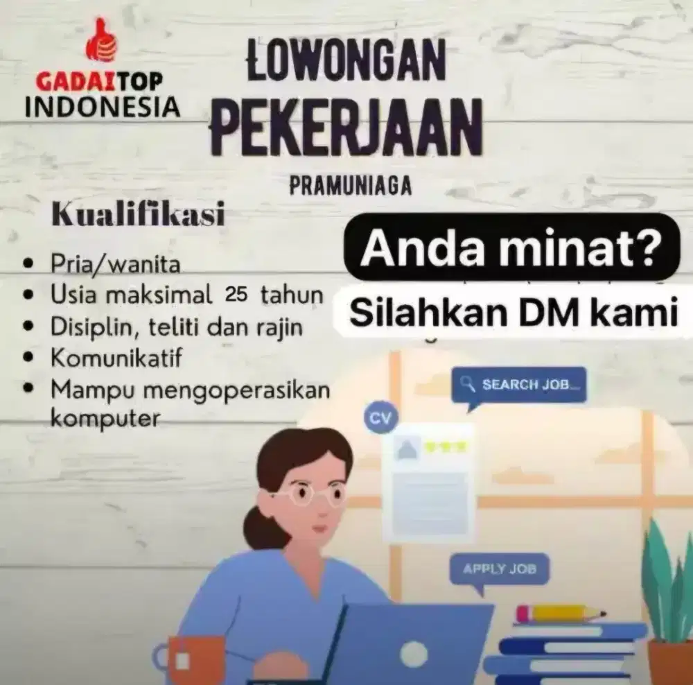 LOWONGAN PEKERJAAN GADAI TOP