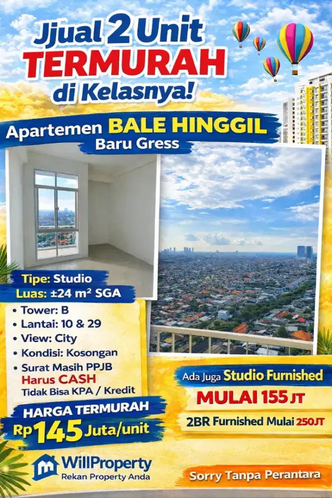 Bale Hinggil Studio Kosongan dekat Gunawangsa Merr Ubaya Purimas Baruk