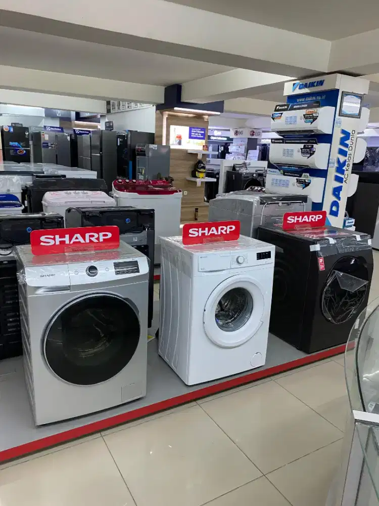 CREDIT MESIN CUCI SHARP BUNGA 0%