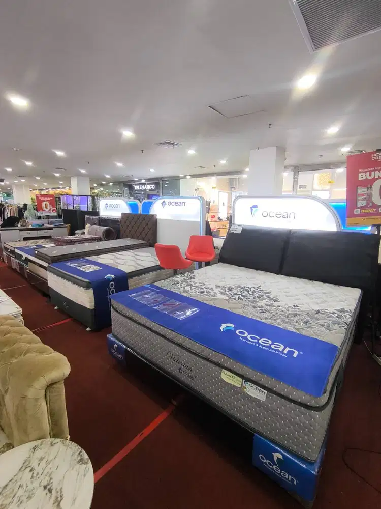 PROMO SPRINGBED KASUR OCEAN BISA CICILAN TANPA DP PAKAI HOME CREDIT 0%
