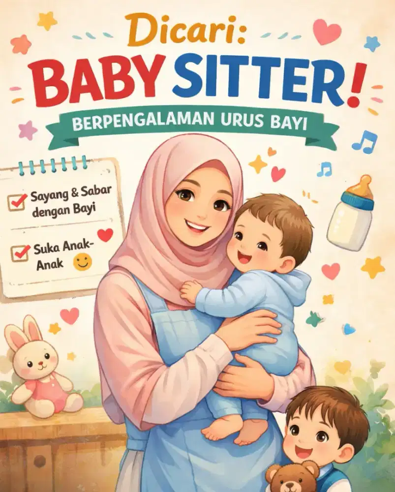 Dibutuhkan ART momong balita