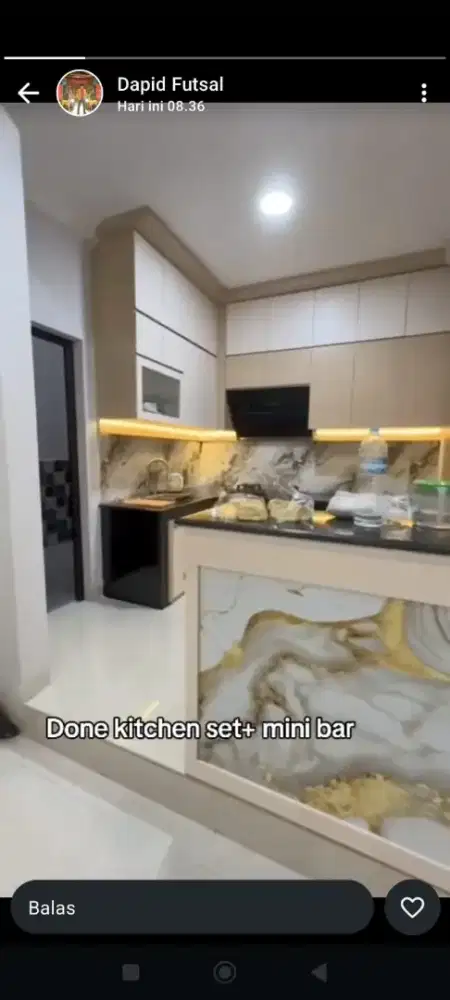 Terima custom desain interior  murah lah