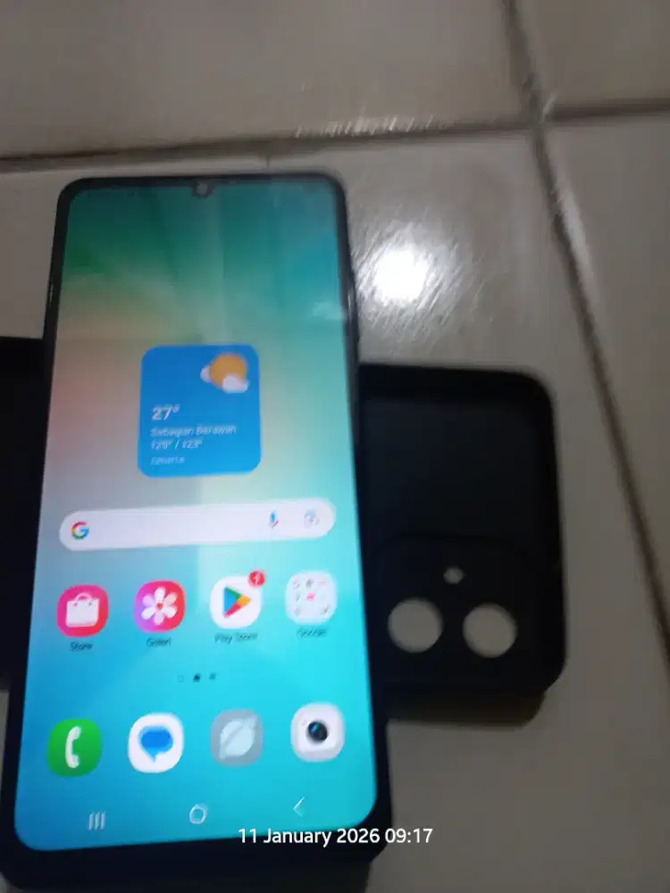 Jual Hp samsung A06 fullset Charger Ori mulus 98% cek langsung