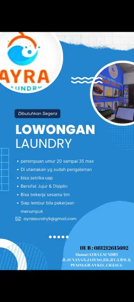 Lowongan kerja laundry