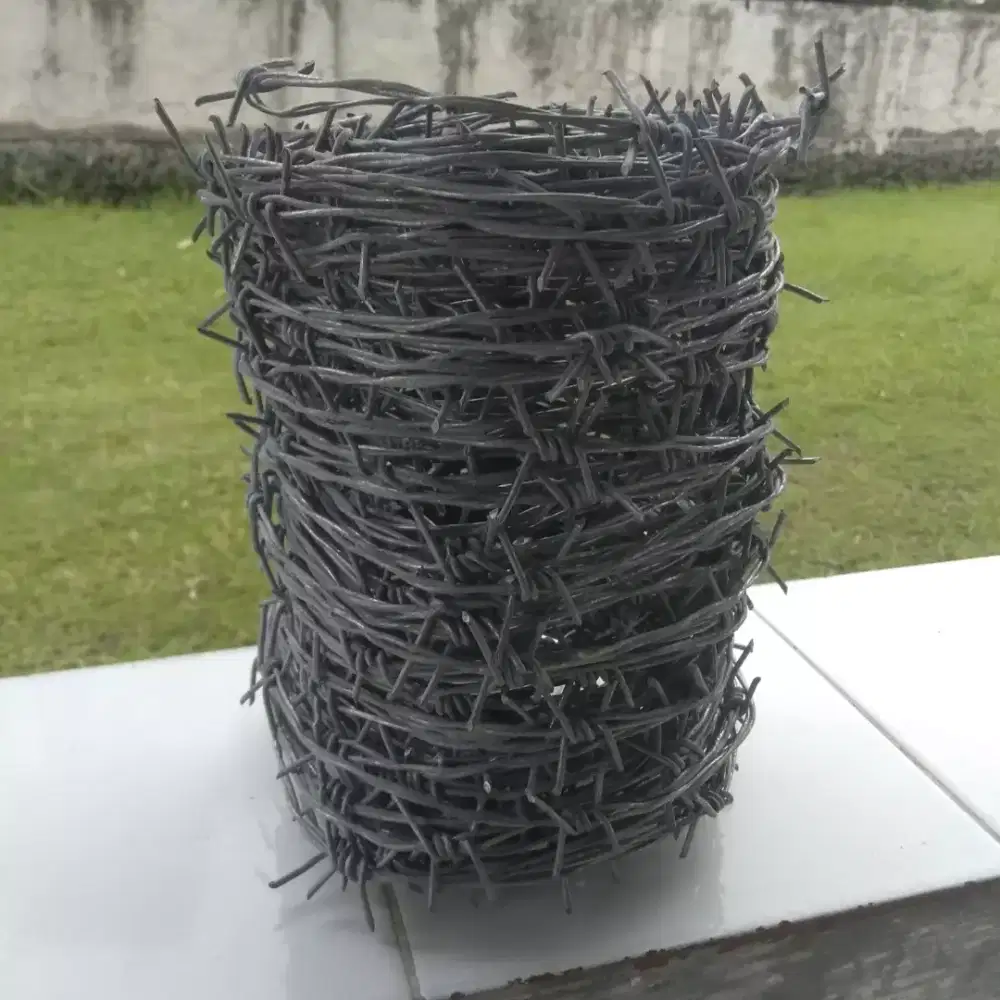 Kawat Duri Kecil 1,6 x 1,6 1 rol Panjang 30 meter galvanis