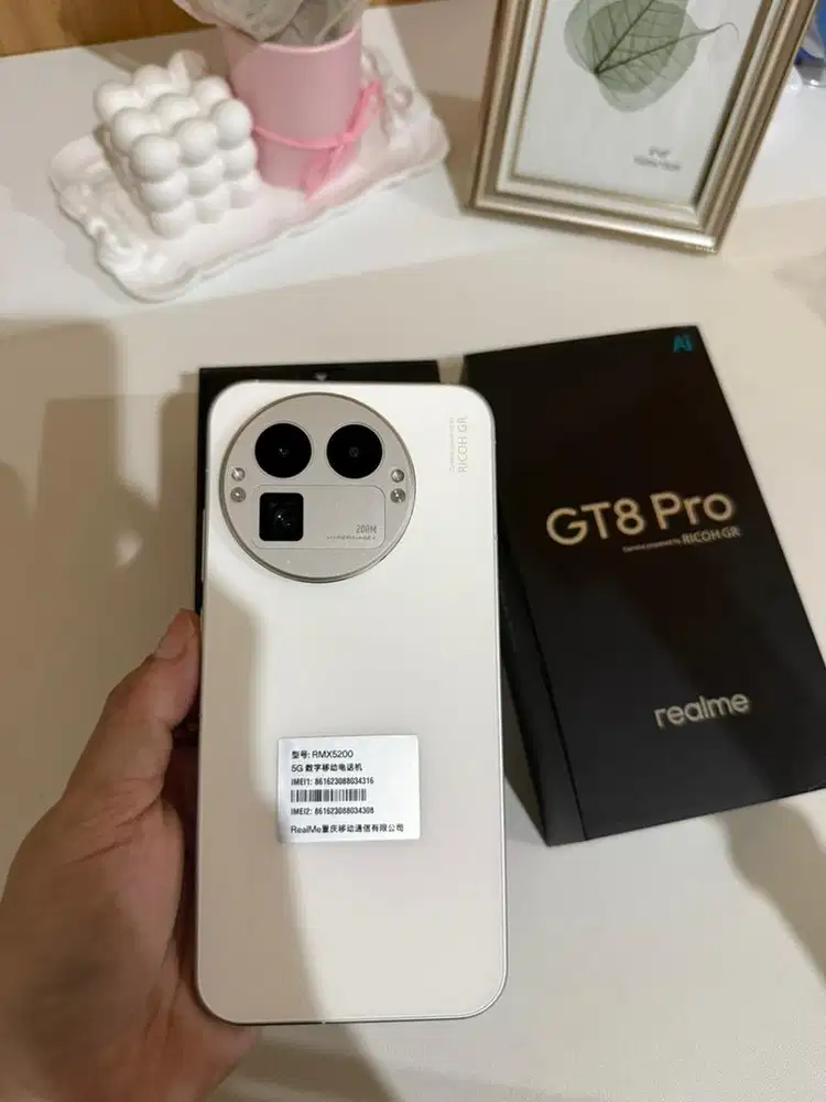 Realme GT 8 pro 12/256 mulus ori permanent second