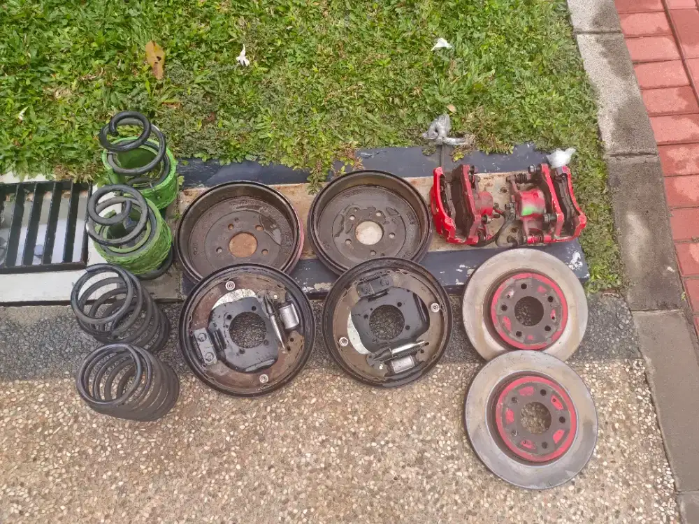 1 set original Rem Rush 2018 up depan belakang