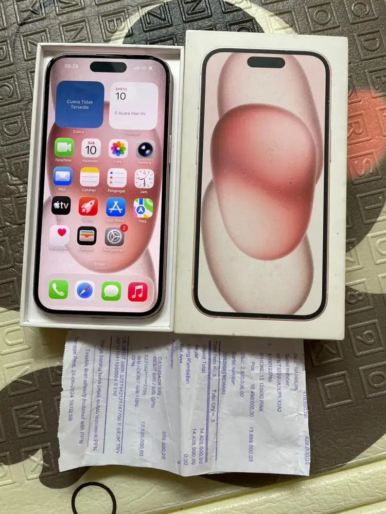 IPhone 15 128gb iBox Fullset Original