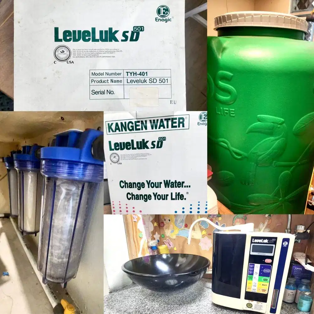 DIJUAL – MESIN KANGEN WATER (KONDISI SANGAT BAGUS & KOMPLIT)