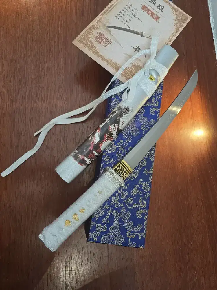 Pedang pendek Samurai tanto Shippu Seito T10 real hammon